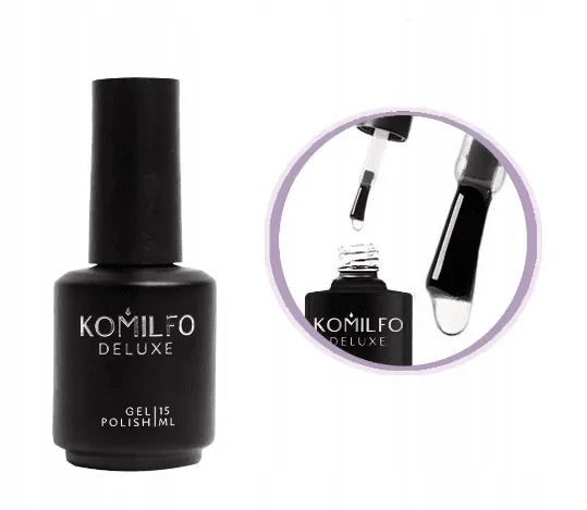 Top Komilfo No Wipe No UV filters hybrydowy 15ml 1 Top hybrydowy Komilfo No Wipe No UV filters 15ml