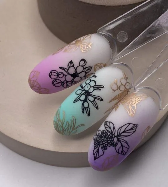 Płytka do stemplowania DARK 12 2 Płytka do stemplowania DARK 12 - obrazek 2