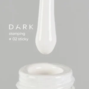 Lakier do stemplowania Dark biały 02, 10 ml