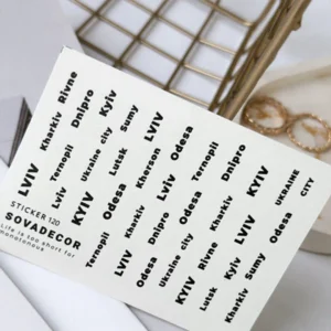 Naklejki Wodne do paznokci SOVADECOR 120