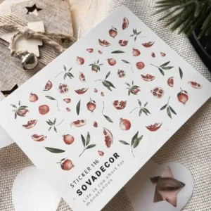 Naklejki Wodne do paznokci SOVADECOR 116