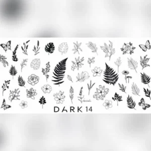 Blaszka do stempli DARK 14