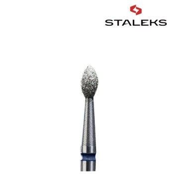 Frez diamentowy Staleks FA60B025/4.5K oliwka ostra 2,5mm