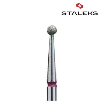 Frez diamentowy STALEKS FA11B021/8 płomyk ostry 2,1mm
