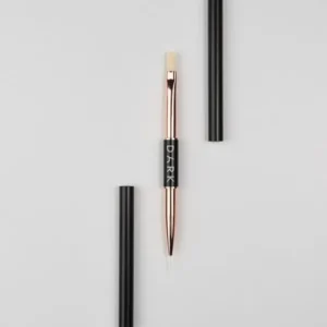 Pędzel dwustronny DARK (Liner 10 mm + żel 12 mm)
