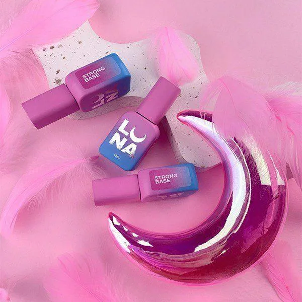 LUNAmoon Strong Base 13 ml – twarda baza hybrydowa 3w1 2 LUNAmoon Strong Base 13 ml – twarda baza hybrydowa 3w1 - obrazek 2