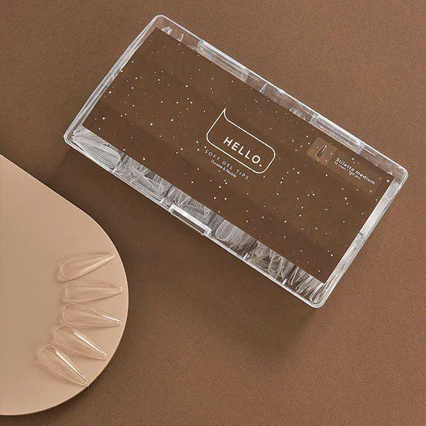 HEYLOVE Stiletto Medium 500 szt – Tipsy żelowe do przedłużania paznokci 2 HEYLOVE Stiletto Medium 500 szt – Tipsy żelowe do przedłużania paznokci - obrazek 2