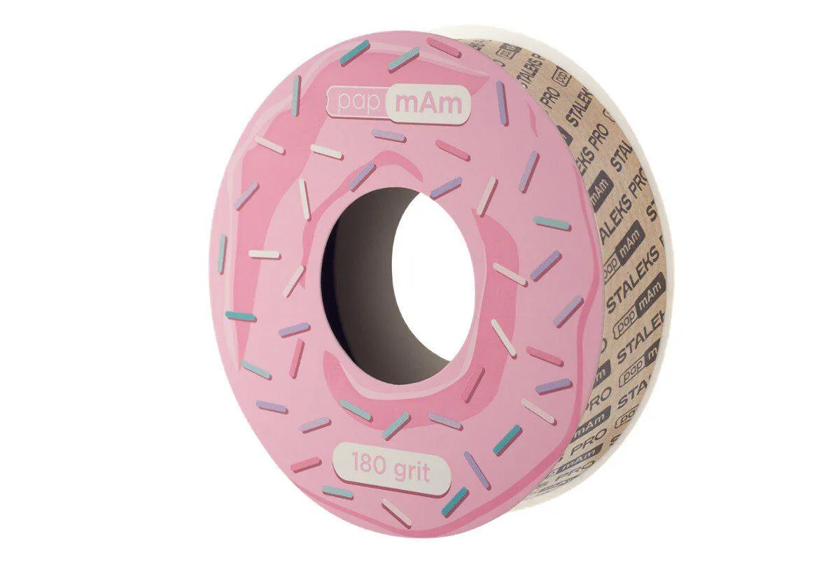 Wymienna rolka z taśmą ścierną Staleks 180 grit 1 Wymienna rolka z taśmą ścierną Staleks 180 grit