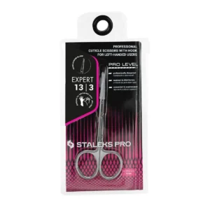 STALEKS EXPERT SE-13/3 – nożyczki do skórek dla leworęcznych z haczykiem