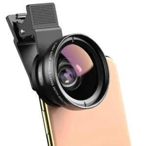 Obiektyw szerokokątny do telefonu 2w1