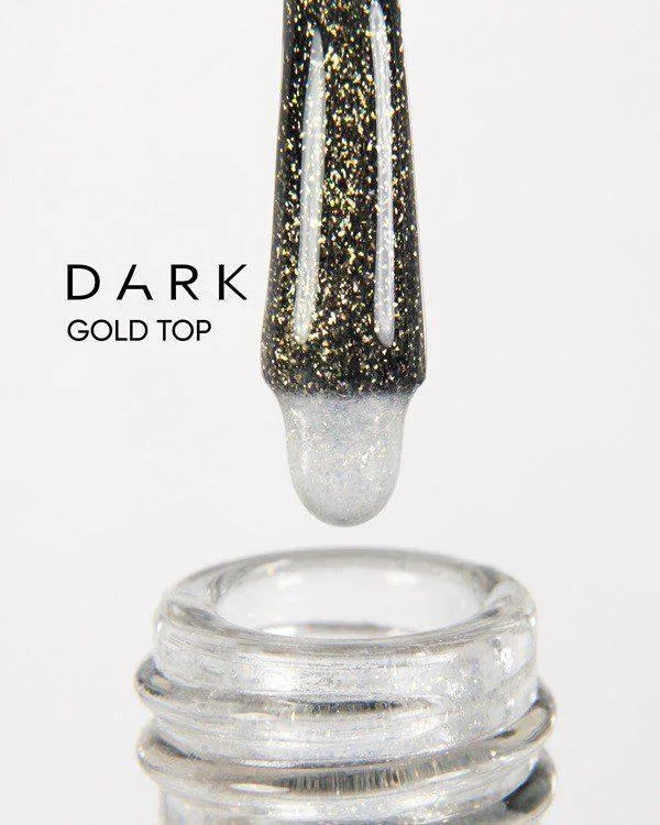 DARK Gold Top, 10ml 1 DARK Top Gold z drobinkami