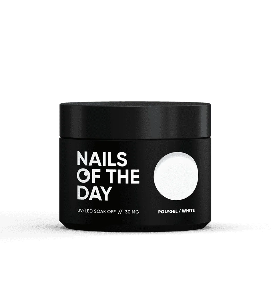 Polygel NAILSOFTHEDAY white