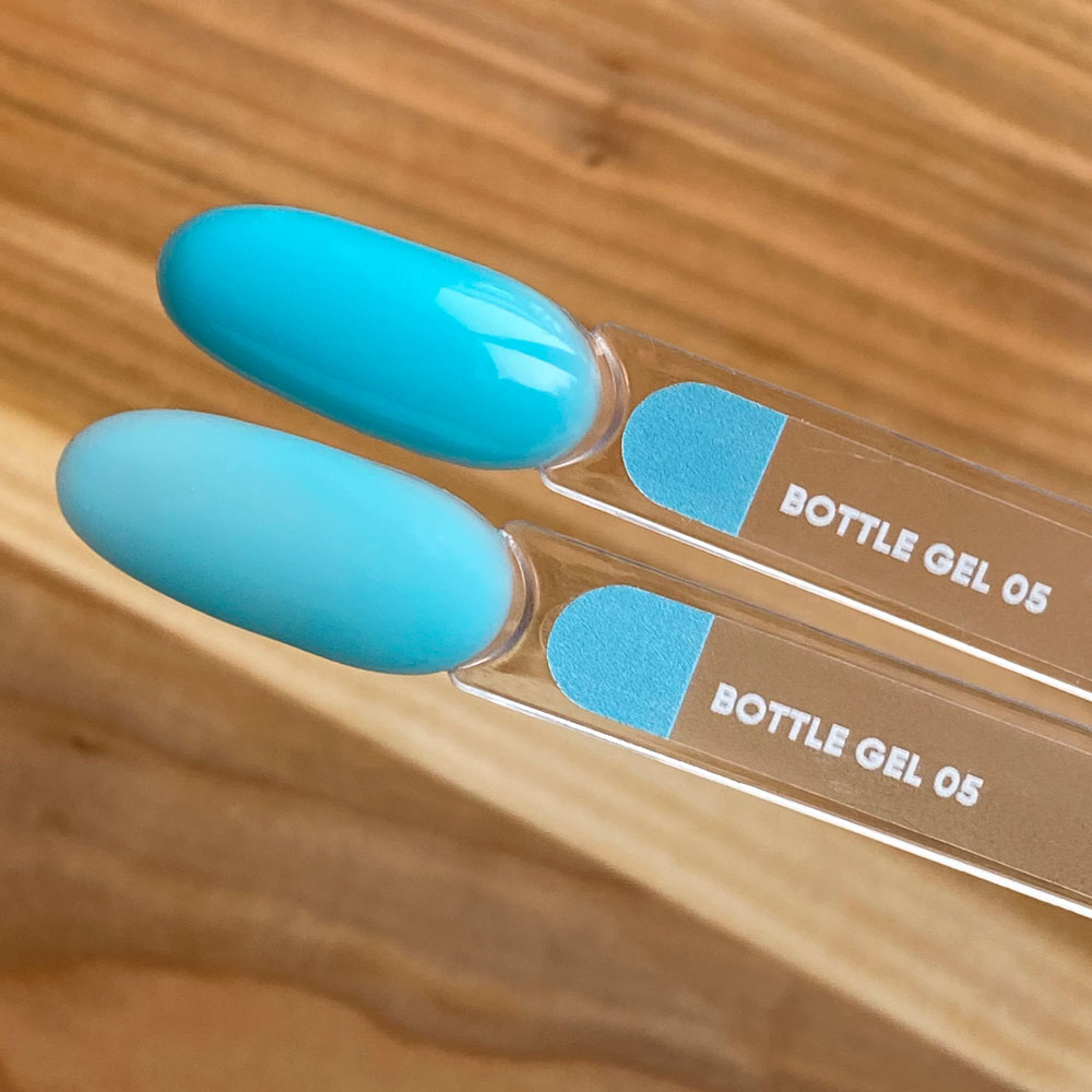 NAILSOFTHEDAY Bottle gel 05 - niebieski żel do wzmocnienia paznokci, 10 ml