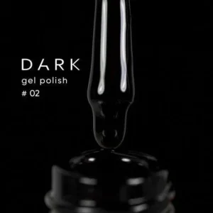 Lakier hybrydowy czarny Dark gel polish 02