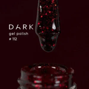 Dark Gel Polish 112 – Lakier hybrydowy brokatowy 6 ml