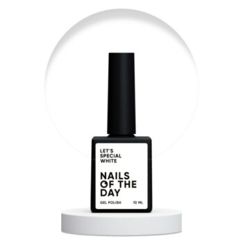 Lakier hybrydowy NAILSOFTHEDAY Let's special White, 10 ml