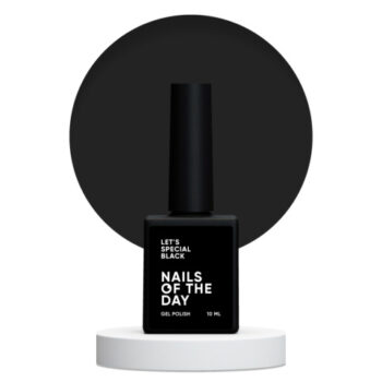 Lakier hybrydowy NAILSOFTHEDAY Let's special Black, 10 ml