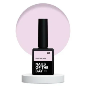NAILSOFTHEDAY Cover base nude 07 - odcień beżowy, 10 ml