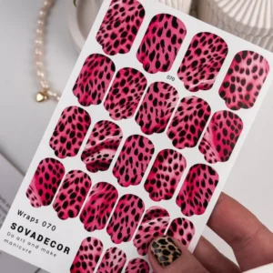 Naklejki żelowe na paznokcie SOVADECOR 070
