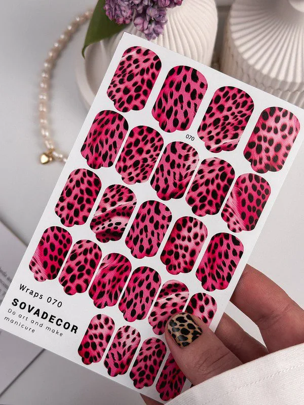 Naklejki żelowe na paznokcie SOVADECOR 070 1 Naklejki żelowe na paznokcie SOVADECOR 070