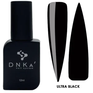DNKa’ Gel Polish Ultra Black 12 ml – intensywnie czarny lakier hybrydowy