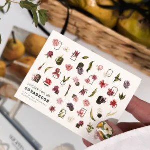 Naklejki Wodne do paznokci SOVADECOR 183