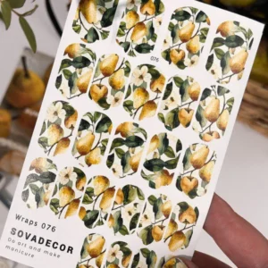Naklejki żelowe na paznokcie SOVADECOR 076