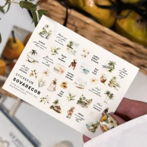 Naklejki Wodne do paznokci SOVADECOR 178