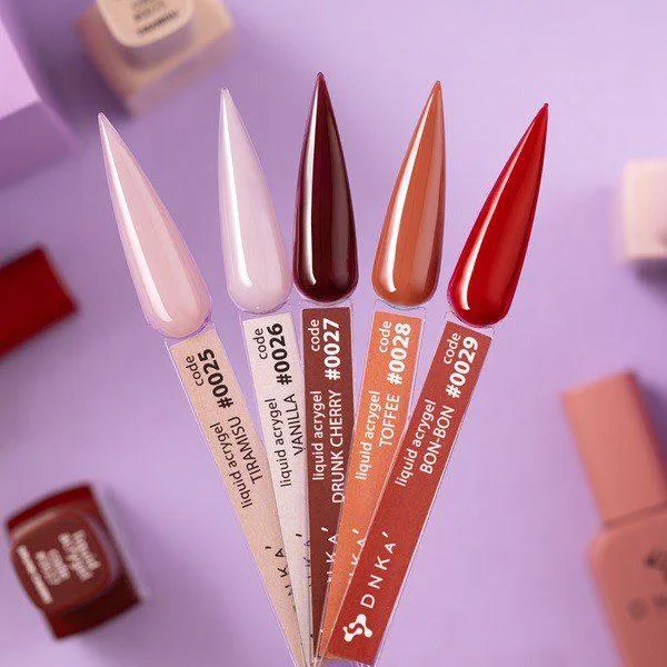 LIQUID ACRYGEL "DNKa" #0029 Bon-Bon, 15 ml 2 tips-25-29 dnka