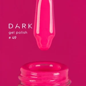 DARK Gel Polish 49 – Lakier hybrydowy neonowy róż 10 ml