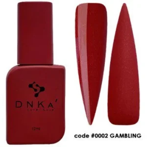 DNKa Cover Base 0002 Gambling, 12 ml - kolorowa baza do paznokci