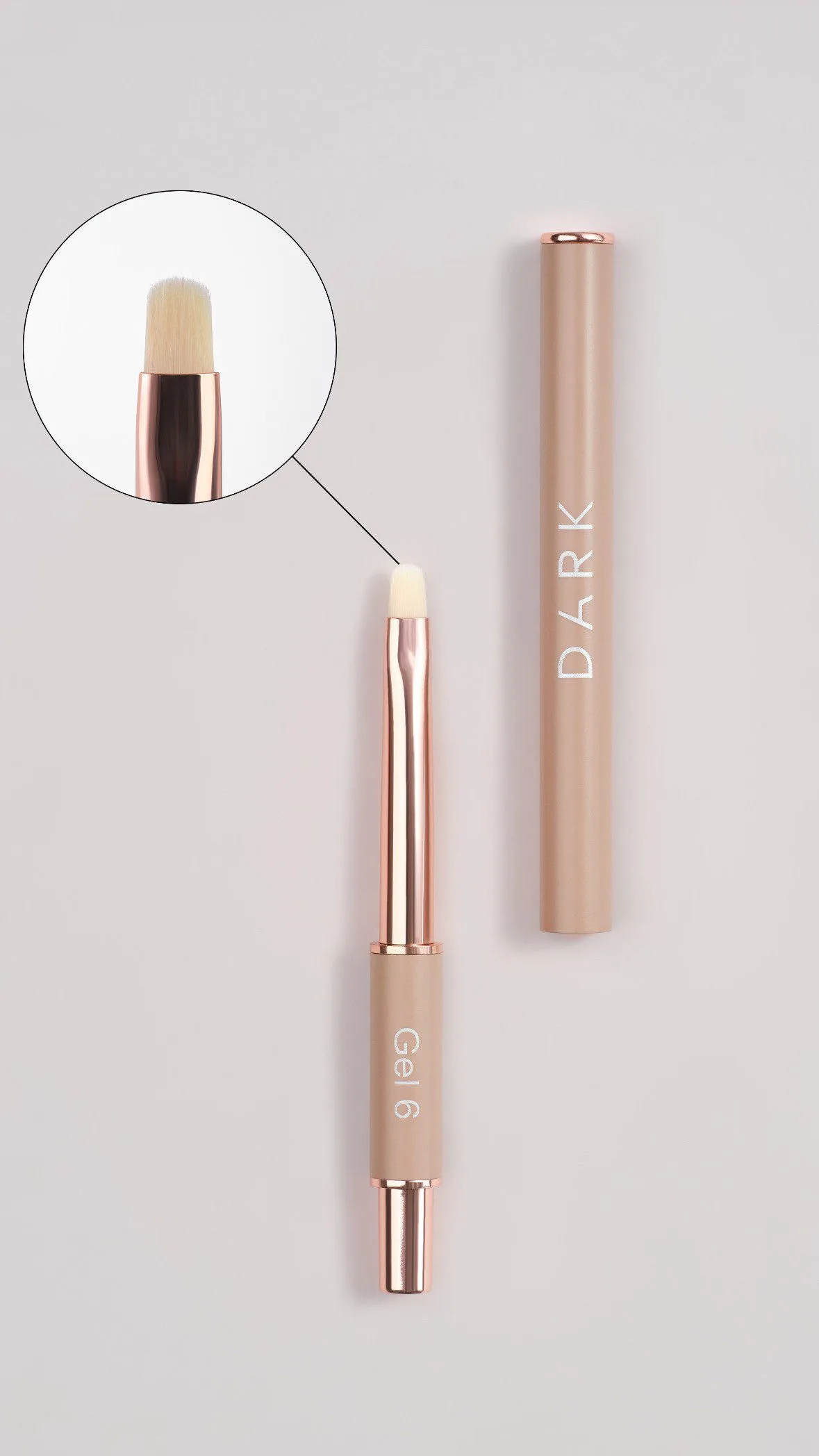 Dark brush set (5 szt.) zestaw pędzli do manicure 6 Dark brush set (5 szt.) zestaw pędzli do manicure - obrazek 6