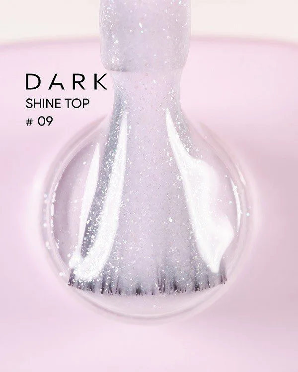 Dark Shine Top 9, 10 ml 1 Kolorowe topy hybrydowe DARK Shine
