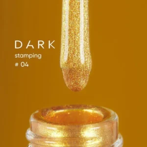 DARK Stamping Polish 04 8 ml – złoty lakier do stemplowania