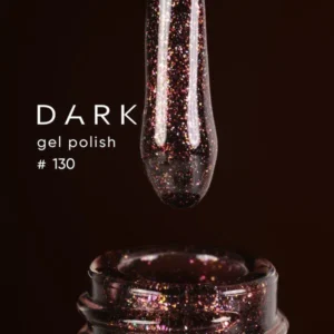 Dark Gel Polish 130 Cosmos – Lakier hybrydowy brokatowy 6 ml