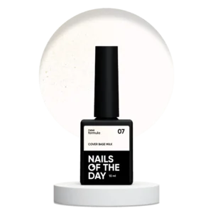 Mleczna baza ze złotym połyskiem NAILSOFTHEDAY