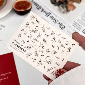 Naklejki Wodne do paznokci SOVA DECOR 193