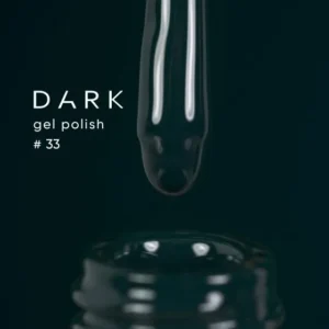 Dark gel polish 33, 6 ml (New Collection)