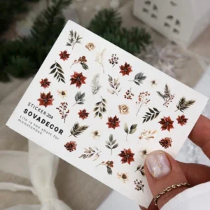 Naklejki Wodne do paznokci SOVADECOR 204