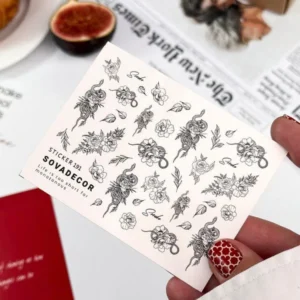 Naklejki Wodne do paznokci SOVADECOR 191