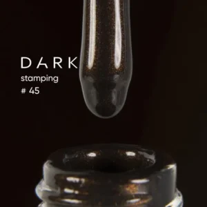 DARK Stamping polish №45 brown metallic