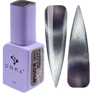 DNKa Bohemian Cat Eye Gel Polish #0148 12 ml – Szaro-niebieski lakier kocie oko