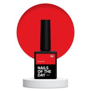 NAILSOFTHEDAY Color Top 06 - klasyczny czerwony