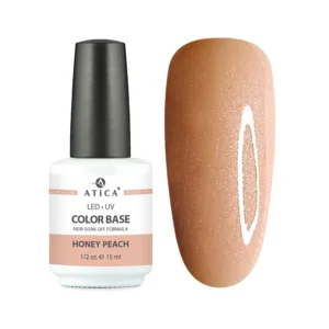 Baza z shimmerem Atica Color Base Honey Peach 15ml