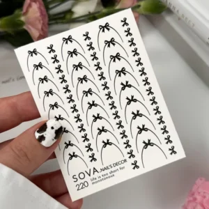 Naklejki Wodne do paznokci SOVADECOR 220
