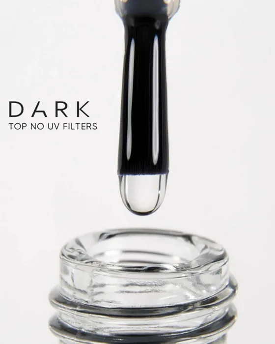 Top DARK NO WIPE No UV Filters, 15 ml 1 DARK Top No UV Filters Top DARK No UV Filters