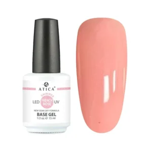 Atica Baza do paznokci Base Gel 15 ml – French Rose Shimmer