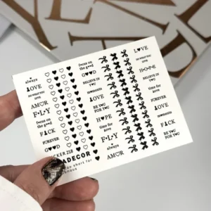 Naklejki Wodne do paznokci SOVADECOR 218