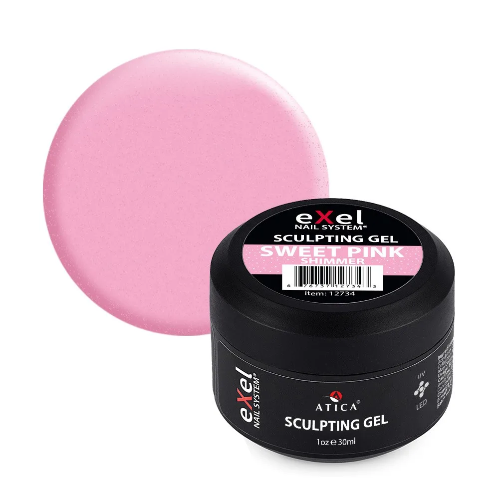 Atica eXel Sculpting Gel Sweet Pink Shimmer