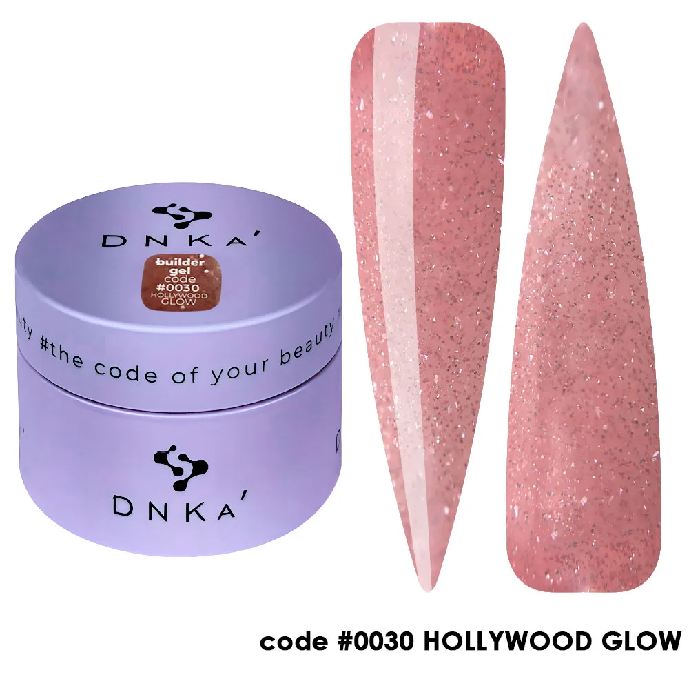 DNKa’ Builder Gel #0030 HOLLYWOOD GLOW, 30 ml